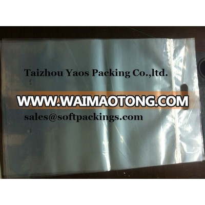 Zip lock Plastic Bag with handle for clothing